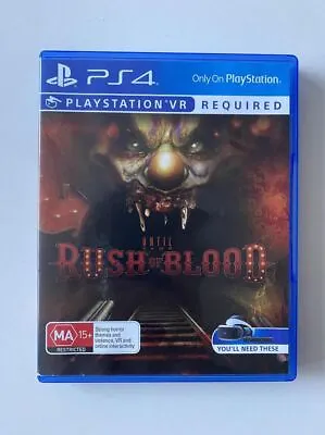 Until Dawn Rush Of Blood PS4 GC PAL • $19.50