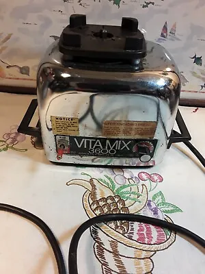 Vintage VITAMIX 3600 Working Stainless Steel Blender Motor Base Only • $29.95