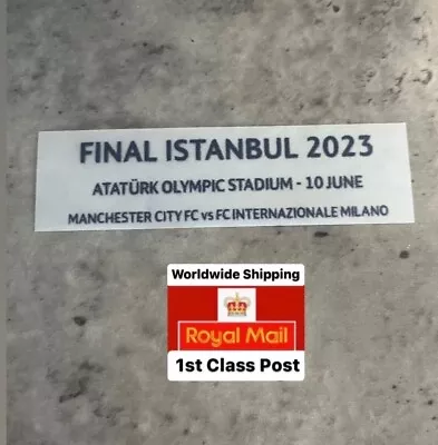 Champions League Final Match Detail 22/2023 Football Shirt Patch Manchester City • £4.95