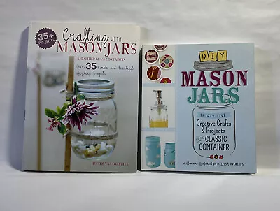 2 Books 70 Creative Crafts & Projects- Crafting With Mason Jars & DIY Mason Jars • $10