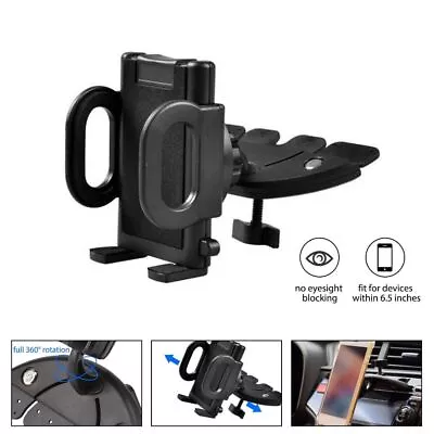 New Universal Plastic Portable GPS Stand Mobile Phone Holder Car Mount CD Slot • $13.52