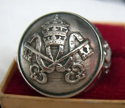 CHRISTIAN RING Vatican STERLING 925 SILVER • $80