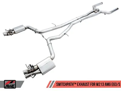 AWE For 2018-2020 MERCEDES E63 E63S AMG W213 SEDAN SWITCHPATH EXHAUST SYSTEM • $3945