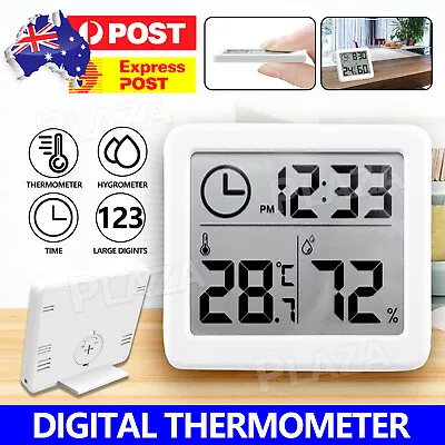 Digital Thermometer Humidity Meter Room Temperature Indoor LCD Hygrometer • $7.85