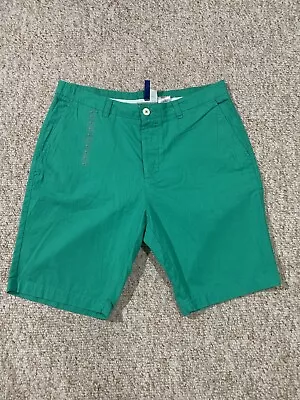 Divided By H&M Chino Shorts Men's Classic Fit  Casual Lantern Green  Size 32 • $30