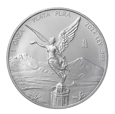 2022 Mexico Silver Libertad 1oz 999 Brilliant Uncirculated • $41.99