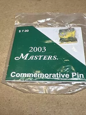 2003 Masters Commemorative Pin NEW • $22