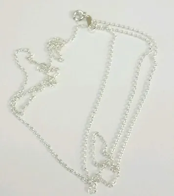  Sterling Silver Solid Silver 925 Belcher Chain 28 Inch Long Strong • £15