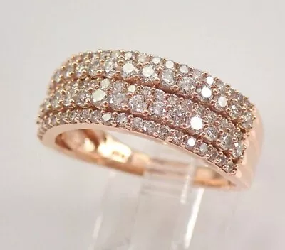 2Ct Round Cut Lab Created Diamond Engagement Band Ring 14K Rose Gold Plated • $149.99
