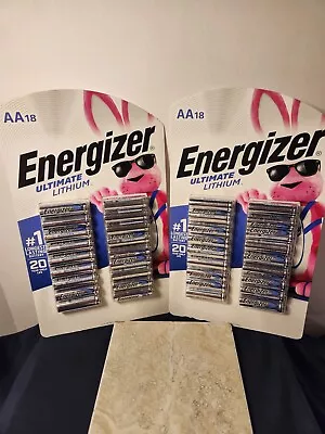 Lot Of 36 Energizer Ultimate Lithium AA SEALED Package  Exp 2047 • $69.95