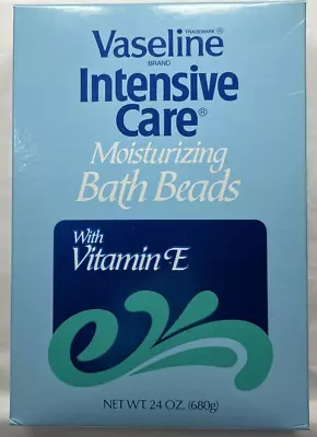 Vaseline Intensive Care Moisturizing Bath Beads With Vitamin E 24 Oz New • $20