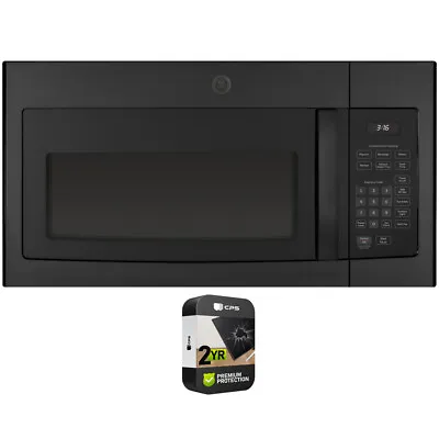 GE 1.6 Cu. Ft. Over-the-Range Microwave Oven Black With 2 Year Extended Warranty • $229