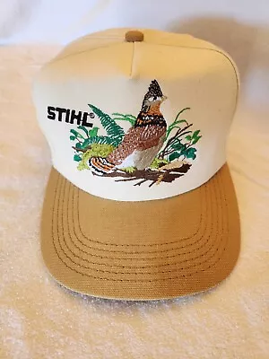 Vintage Stihl K Products 1996 Grouse Snapback Embroidered Hat Cap Trucker • $54.95