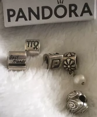 Sliver 925 Pandora Charm Beads Pre-own  • £20