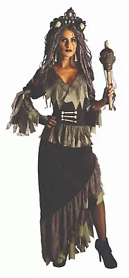 Voodoo Wicked Witchy Doctor Womens Halloween Costume SIZE 14/16 Mardi Gras • $48.88