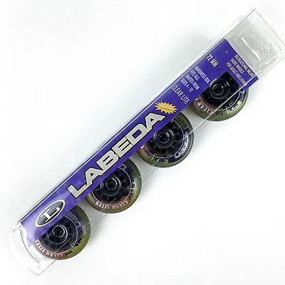 Labeda Clear Lite Inline Wheels 72mm 82A Recreational Skates Set Of 4 NEW • $6