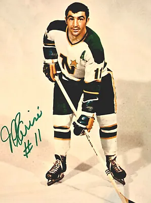 J.P. PARISE Minnesota North Stars Signed 8x10 Photo #2 RARE W/COA • $26.99