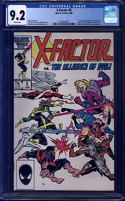 X-Factor #5 CGC 9.2 Guice 1st Apocalypse 1st Stinger Timeshadow Frenzy & Tower • $39.99