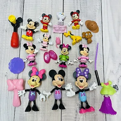 Disney Mickey Mouse Clubhouse & Minnie Bowtique Dress Up Figures Lot FP & Mattel • $10