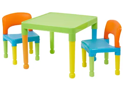 Liberty House Toys Children's Multi-Coloured Table & 2 Chairs Set Multicoloured • £25