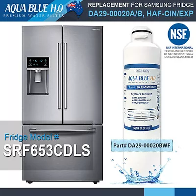Samsung   SRF653CDLS  French Door  Fridge   Water Filter  With  NSF   • $36.95