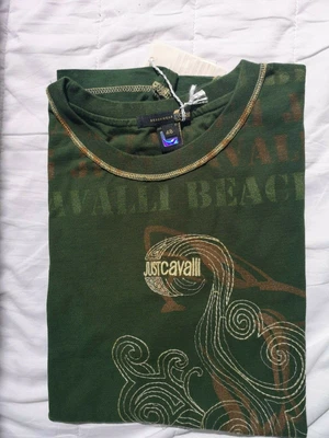 £60 • Buy Geniune Roberto Cavalli Feedom Mens T-shirt Nos Beach Summer Stunning