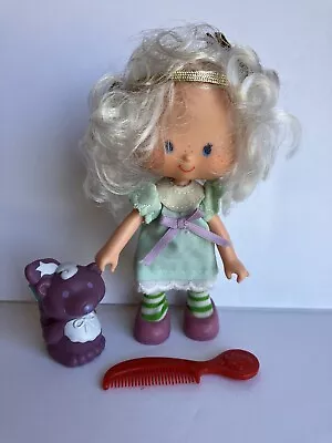 Vintage Strawberry Shortcake Angel Cake Doll W/attached Hat & Pet Soufflé Skunk • $22.99