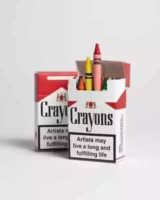 IMBUE ART - Highly Addictive Crayons Limited Edition Death & Taxes • $40