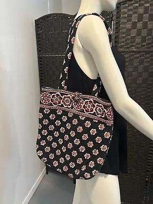 Vera Bradley Black Pirouette Medium Toggle Tote • $20