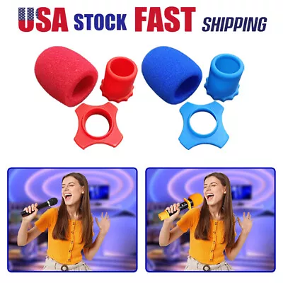 US Wireless Microphone Mic Protective Kit Anti-Slip Anti-Rolling Ring Cover • $8.89