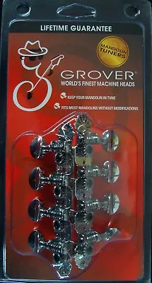 Grover 304C Sta-Tite™ Mandolin Tuning Machines Chrome Finish • $29.95