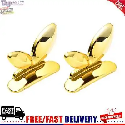£8.64 • Buy 2pcs Toilets Seat Cover Lifter Non-dirty Hands Mini Cabinet Drawer Handle (Gold)
