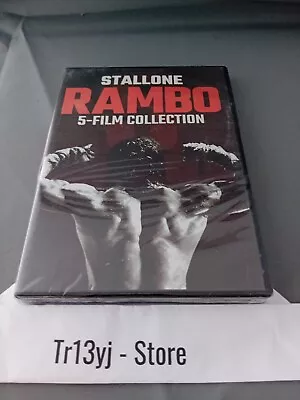 Rambo Stallone 5 Movie Collection 1-5 Film DVD Box Set First Last Blood IIIIII • £14.99