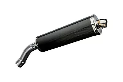 BMW F800R Delkevic Aftermarket Slip On 18  Carbon Oval Muffler Exhaust 09-16 • $309.99