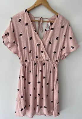 & OTHER STORIES Printed Pink Floral Dress Size 8-10 AU • $22
