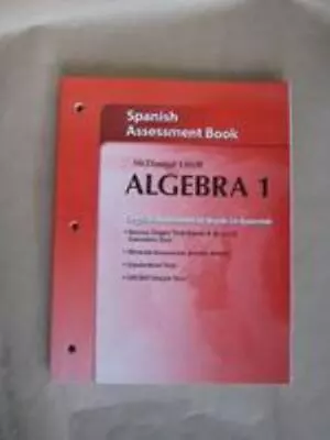 McDougal Littell High School Math: Assessment Book Algebra 1 By McDougal Littell • $12.62