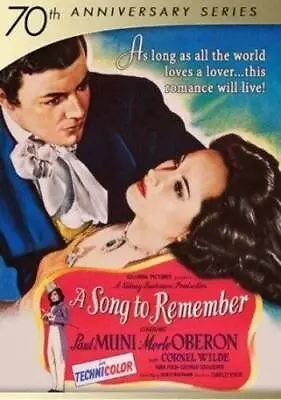 A Song To Remember - 70th Anniversary - DVD By Cornel Wilde - GOOD • $8.55