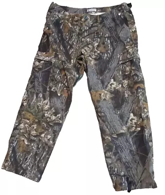 Columbia Mossy Oak Break Up Camouflage Utility Cargo Pants Slacks Mens Size 42 • $15.99