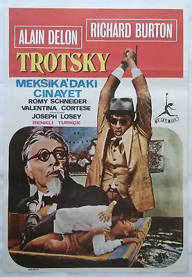 The Assassination Of Trotsky 1972 Richard Burton Alain Delon Movie Poster • $20