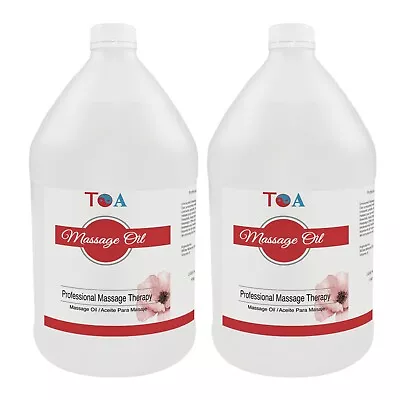 TOA Unscented Soothing Hydrating Natural Body Spa Massage Mineral Oil 2 Gallon • $64.99