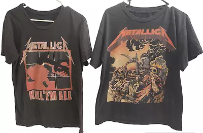 Metallica T Shirt LOT Vintage Y2K Distressed Concert Tour Band Kill Em All • $39.99