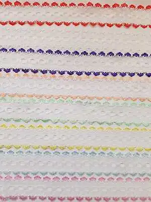 £2.85 • Buy Dovecraft Eyelet Knitting In Lace - 35mm Wide Various Colours And Lengths 