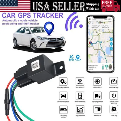 GPS Tracker Real-time Tracking Locator Device GPRS GSM Motorcycle Car Anti Theft • $15.87