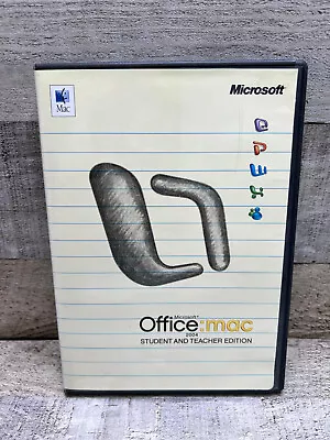 Microsoft Office Mac 2004 Student And Teacher Edition Booklet 3 Keys Software • $7.99