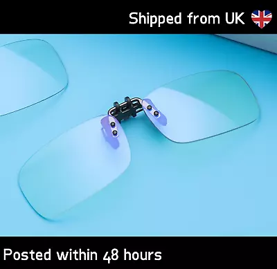 £11.99 • Buy Anti Blue Light Filter Clip On For Spectacles Glasses UK Seller Optician 