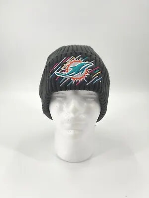 Miami Dolphins Crucial Catch Team Issued Grey Beanie • $19.99