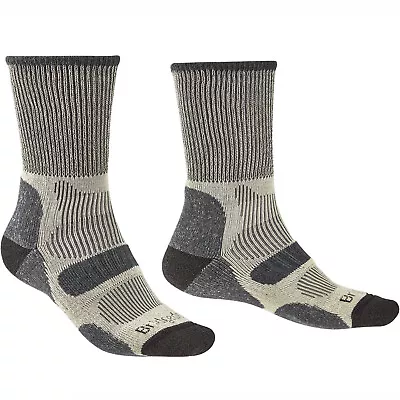 Bridgedale Mens Hike Lightweight Coolmax Comfort Boot Walking Socks - Indigo • $33.50