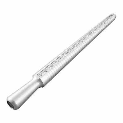 Metal Ring Sizer Gauge Mandrel Finger Sizing Measure Stick Standard Tool Sliver • $6.95