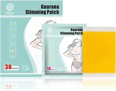 30 Guarana Slimming Patches Fat Burner Herbal Navel Sticker Slim Weight Lose UK • £9.25