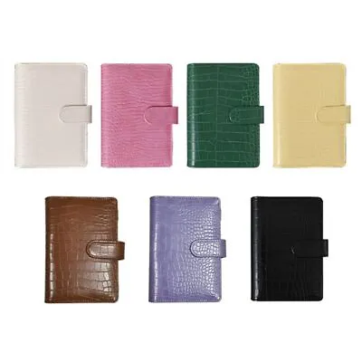 A6 Binder Notebook Cover PU Leather Diary Cover 6 Ring School Stationery • $18.75